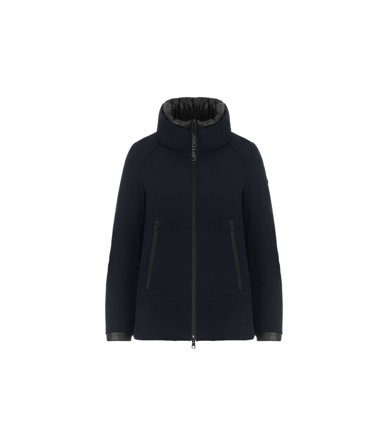 UPTOBE GIACCA DONNA CORTA GLOW BLU PROFONDO