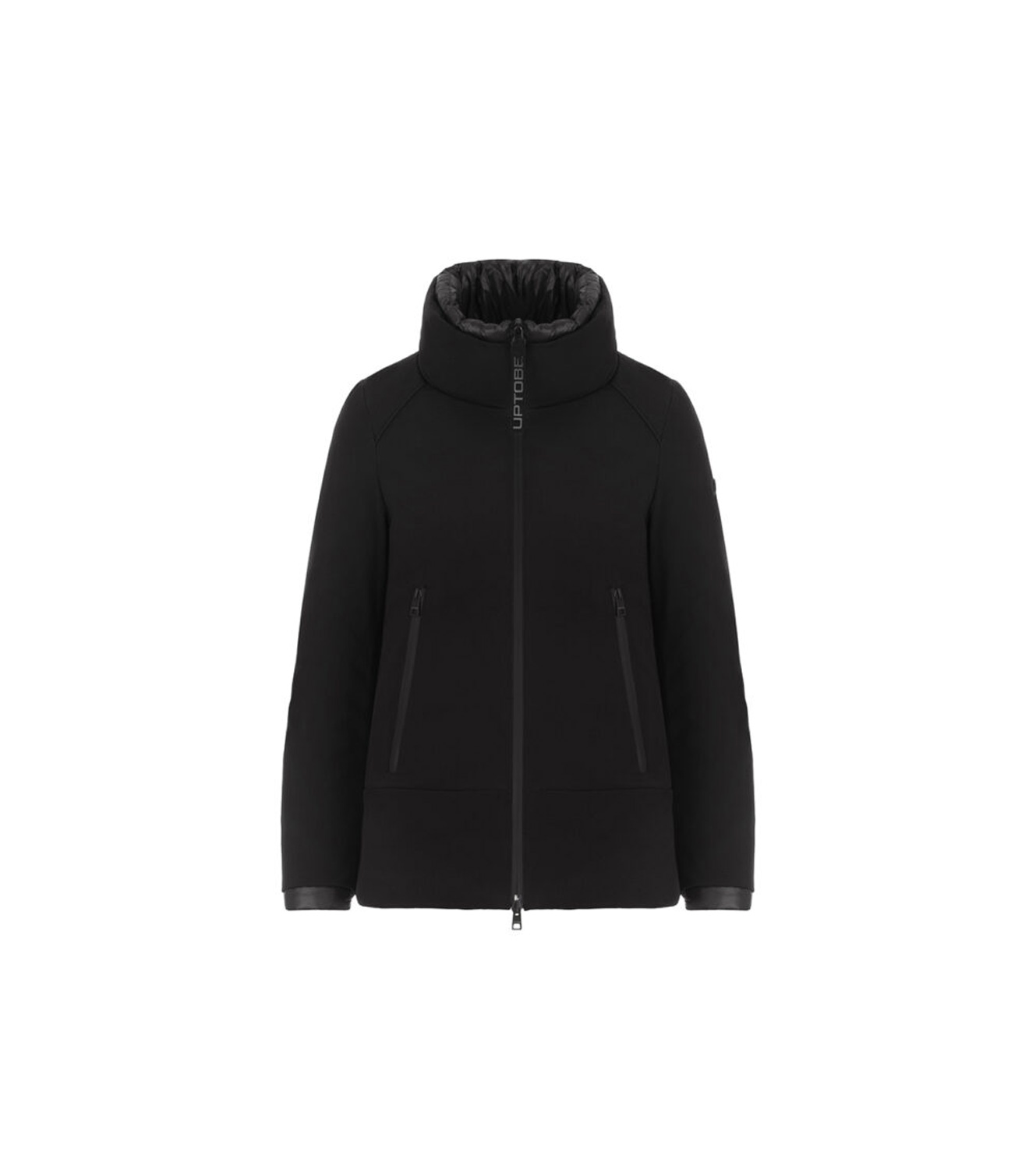UPTOBE GIACCA DONNA CORTA GLOW NERO