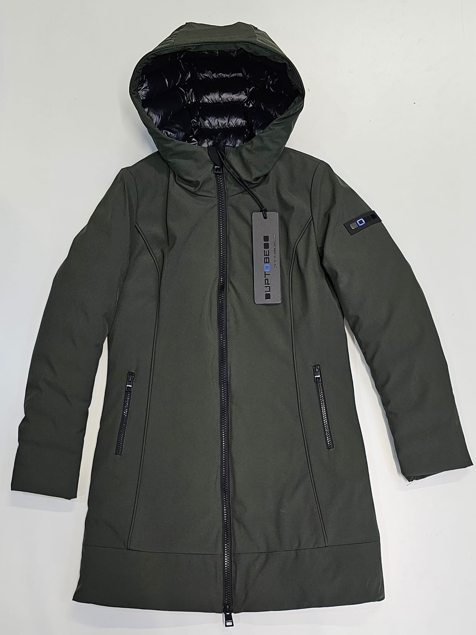 UPTOBE PARKA CON CAPPUCCIO MELINDA MILITARE