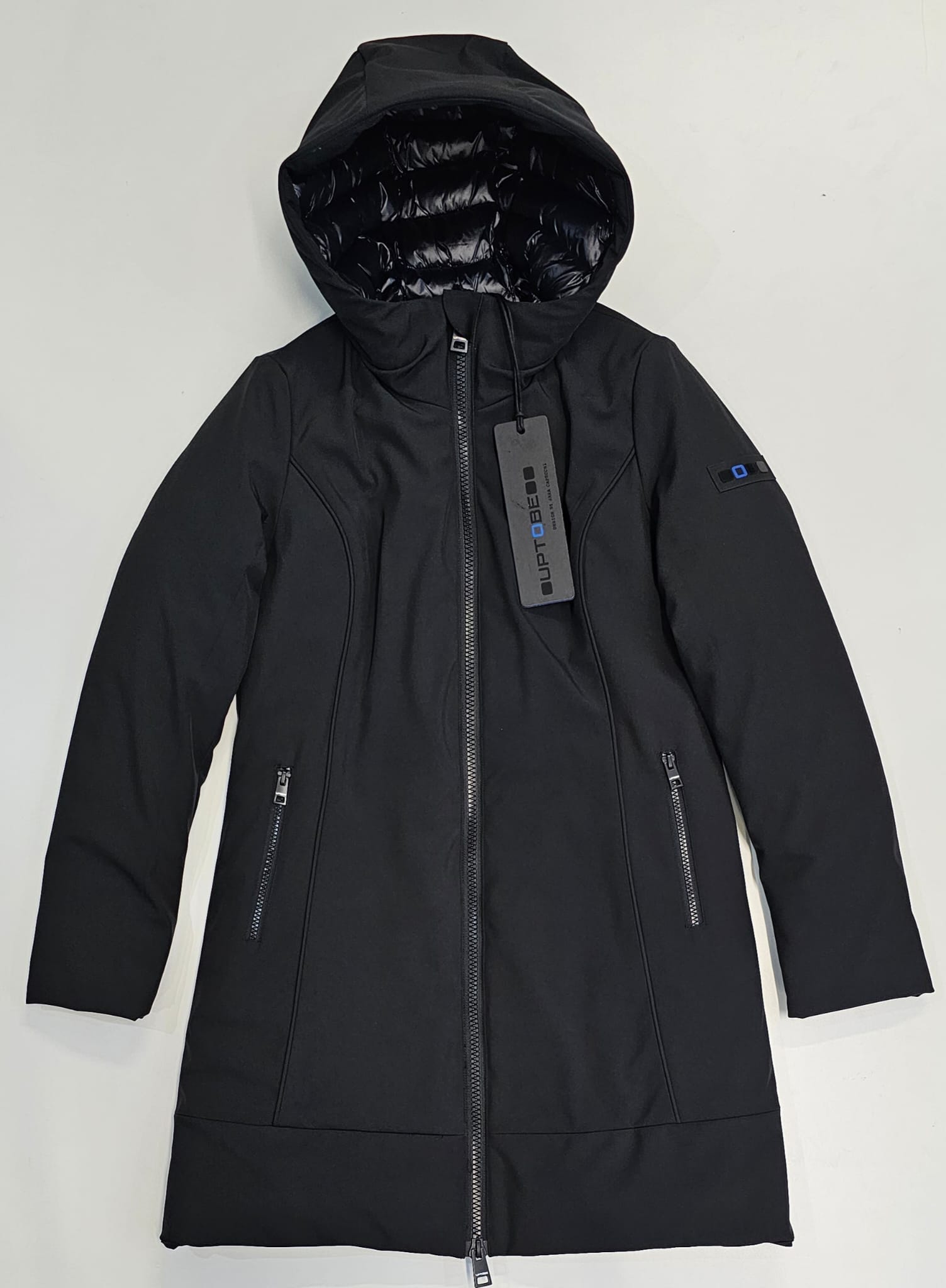 UPTOBE PARKA CON CAPPUCCIO MELINDA NERO