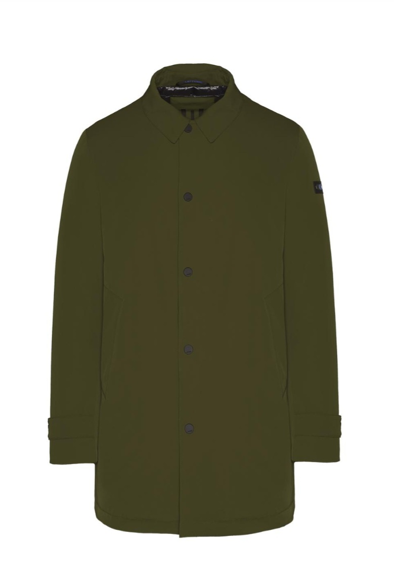 UPTOBE TRENCH UOMO VICTOR VERDE OLIVA