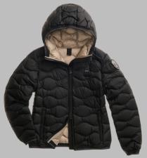 BLAUER GIUBBINO CORTO IMBOTTITO PIUMA CAMELIA NERO