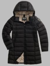 BLAUER IMBOTTITO PIUMA LUNGO AGNES NERO