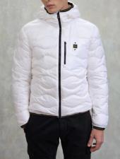BLAUER PIUMINO UOMO AD ONDE WAVE BIANCO