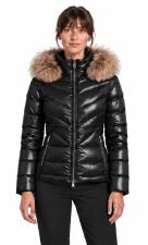 CANADIENS THEA FUR PIUMINO DONNA NERO