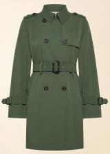 DEKKER BORMIDA UWR 01 TRENCH LUNGO CON CINTURA VERDE