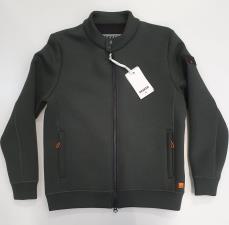DEKKER GIACCA BIKER IN SCUBA SORABLA VERDE SCURO