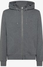 FELPA SUN68 UOMO CON CAPPUCCIO HOOD ZIP COTTON FL GRIGIO MEDIO
