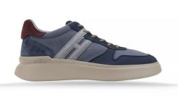 HOGAN SNEAKER UOMO H580 ALLACCIATO H SLASH B60 BLU