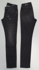 JECKERSON JEANS CON TOPPA DENIM NERO