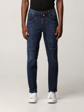 JECKERSON UOMO JEANS A 5 TASCHE DENIM BLU SCURO