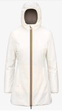 K WAY DENISE WARM DOUBLE REVERSIBLE WHITE G BEIGE T