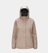 K-WAY DORALIE MICRO RIPSTOP MARMOTTA BEIGE BLU