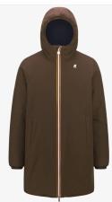 K WAY JACOB WARM REVERSIBLE BROWN M BLUE D
