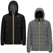K-WAY JACQUES THERMO PLUS 2 DOUBLE NERO GRIGIO