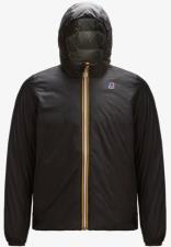 K WAY JACQUES THERMO PLUS 2 DOUBLE NERO VERDE
