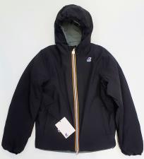 K WAY JACQUES WARM DOUBLE NERO VERDE