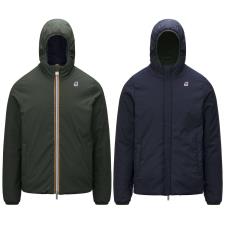 K WAY JACQUES WARM DOUBLE VERDE SCURO BLU