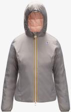 K WAY LILY THERMO PLUS 2 DOUBLE REVERSIBLE GRIGIO ROSA INTENSO