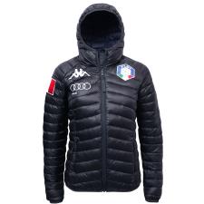 KAPPA GIACCA DONNA 6CENTO 663X FISI NERO BLU NOTTE