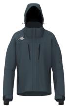 KAPPA GIACCA UOMO 6CENTO 611P GREY ASPHALT BLACK