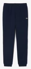 LACOSTE Pantaloni della tuta tapered fit in tessuto felpato uomo blu