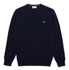 LACOSTE PULLOVER GIRO COLLO UOMO BLU