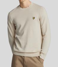 LYLE E SCOTT Cotton Merino Crew Neck Jumper COVE