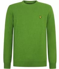 LYLE & SCOTT CREW NECK LAMBSWOOL JUMPER VERDE