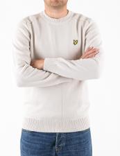 LYLE E SCOTT Maglia girocollo uomo con dettagli sulle spalle Jet COVE
