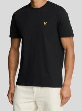 LYLE&SCOTT PLAIN T-SHIRT BLACK