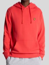 LYLE&SCOTT FELPA PULLOVER HOODIE RED