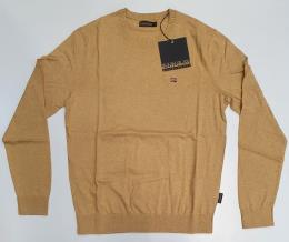 NAPAPIJRI MAGLIONE UOMO GIROCOLLO DECATUR BEIGE