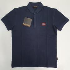 NAPAPIJRI POLO UOMO A MANICA CORTA EBEA BLU MARINE