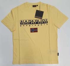 NAPAPIJRI UOMO T-SHIRT A MANICA CORTA AYAS GIALLO BANANA