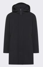 PEUTEREY ALBALI KPR GRS 03 Giacca liscia con cappuccio blu grafite