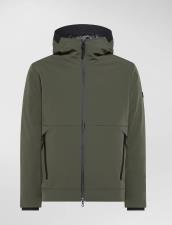PEUTEREY BOMBER UOMO LISCIO IN PRIMALOFT CON DETTAGLI NERI LOGE MD VERDE FOGLIA