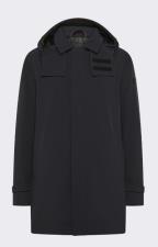 PEUTEREY GROFF KPR GRS 01 Giacca lunga con colletto blu grafite