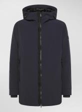 PEUTEREY METIDE SRT 01  Overcoat urbano stretch antivento BLU GRAFITE