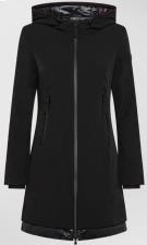 PEUTEREY PARKA DONNA SLIM IN TESSUTO RIPSTOP BAKARY  MD NERO