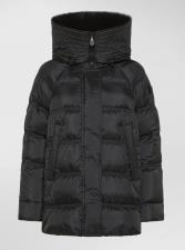 PEUTEREY TAKAN MQN 04 FUR  Puffer jacket con bordo in pelliccia NERO
