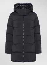 PEUTEREY UNIX ML BMAT  Piumino con cappuccio in contrasto materiale CORVO