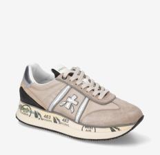 PREMIATA SNEAKERS DONNA CONNY ROSA GRIGIO