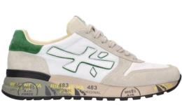PREMIATA UOMO MICK 6167G GRIGIO CON RIFINITURE IN VERDE
