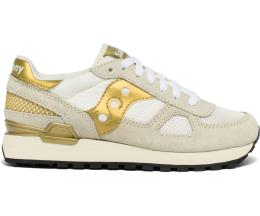 SAUCONY DONNA SHADOW ORIGINAL BIANCO ORO