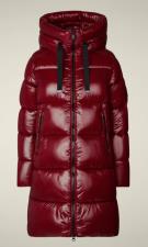 SAVE THE DUCK PIUMINO ANIMAL FREE CON CAPPUCCIO DONNA ISABEL BORDEAUX