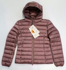 SAVE THE DUCK PIUMINO CORTO DONNA ROSA ANTICO