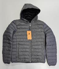 SAVE THE DUCK Piumino uomo animal free Malcolm grigio m&eacute;lange