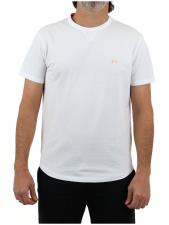 Sun 68 T-SHIRT Uomo Girocollo Bianco