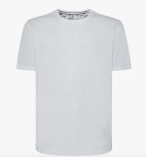 SUN 68 T SHIRT UOMO ROUND BOTTOM BIANCO
